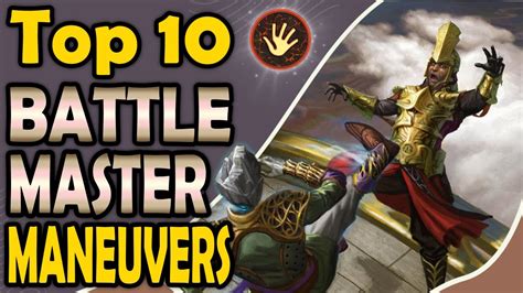 best maneuvers battle master fighter dnd 5e